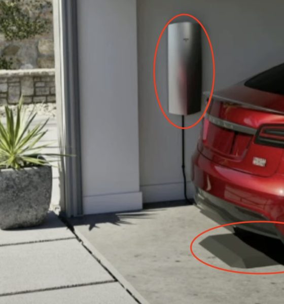 tesla using a wireless charger