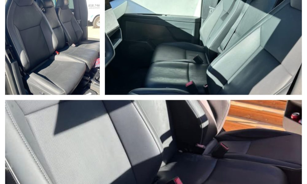 tesla cybertruck diy bench seat