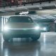 Tesla Cybercab production units rolling off the factory line in Gigafactory Texas (Credit: Tesla)