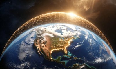 US Golden Dome space defense system (Concept render by Grok)